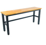 72"W Adjustable Height Wood Workbench - Woodflux