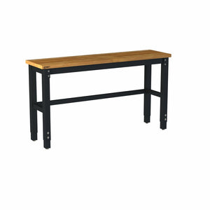 72"W Adjustable Height Wood Workbench - Woodflux