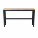 72"W Adjustable Height Wood Workbench - Woodflux